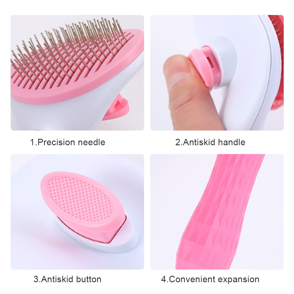 AutoClean™ Pet Self-Cleaning Comb