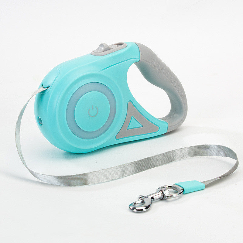 SpotLight™ Retractable Dog Leash and Collar Set