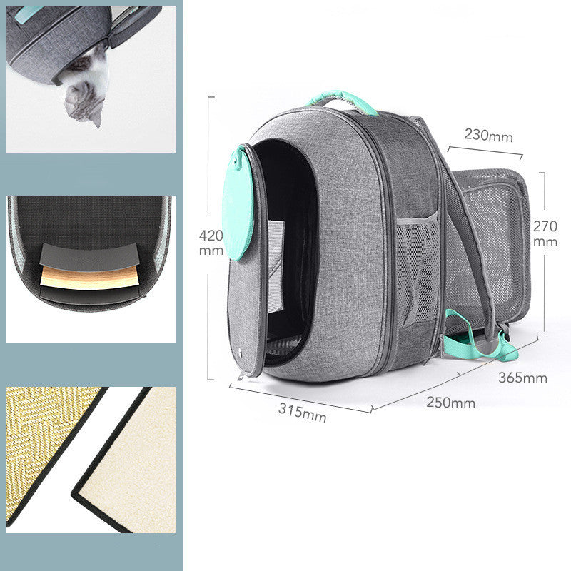 EcoVent™ Foldable Mesh Pet Backpack