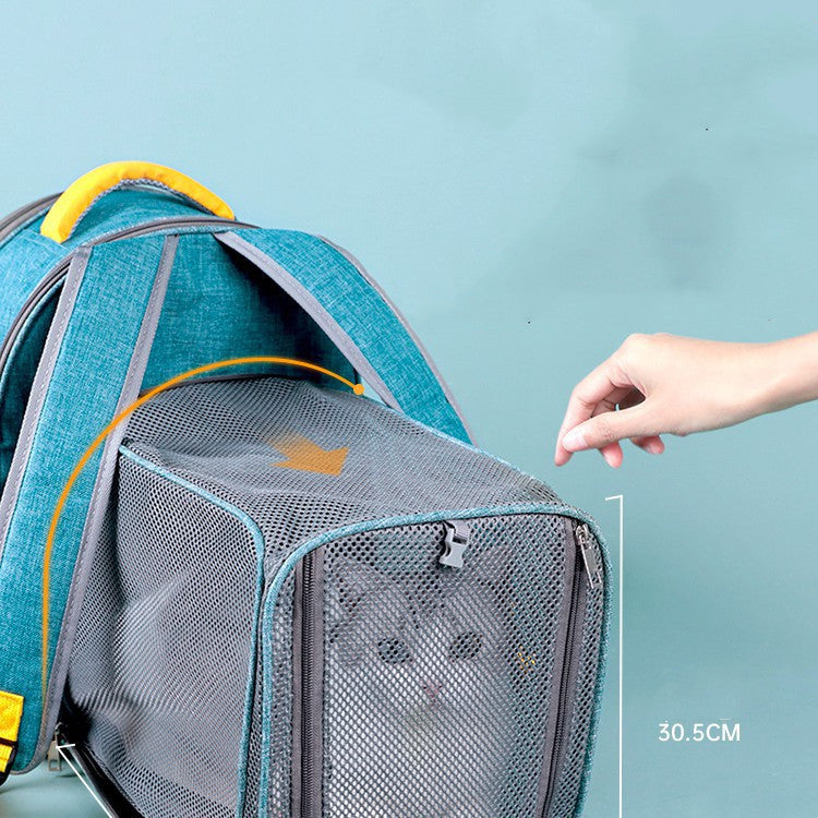 EcoVent™ Foldable Mesh Pet Backpack