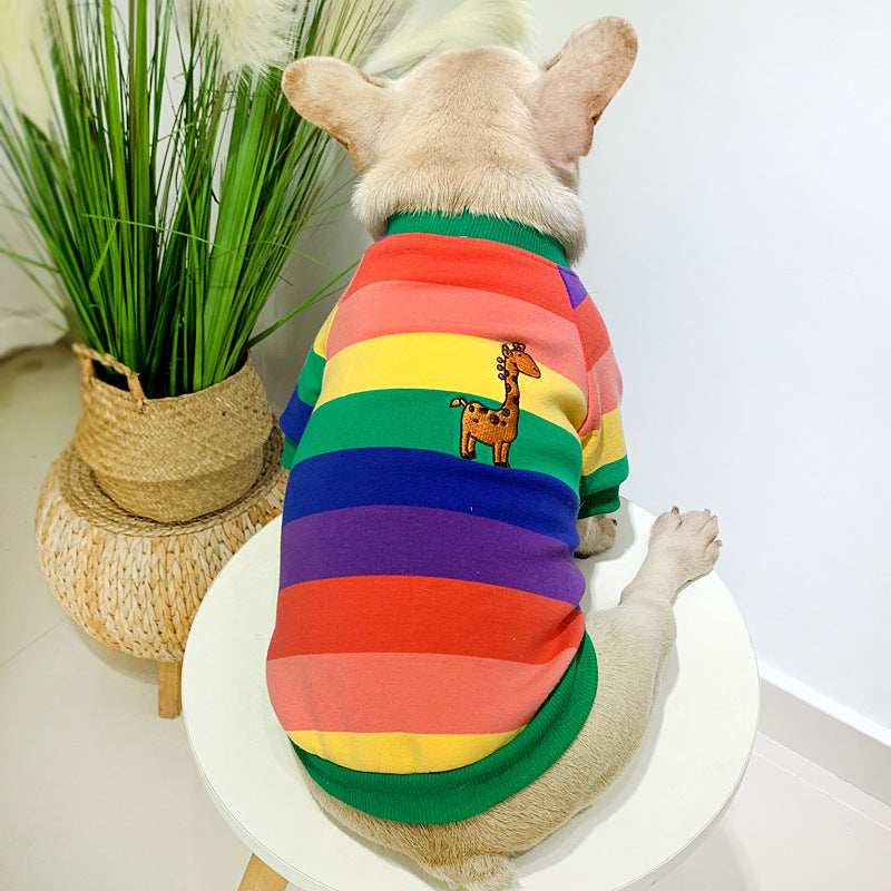 RainbowPaws™ Plus Velvet Thickening Pet Sweater