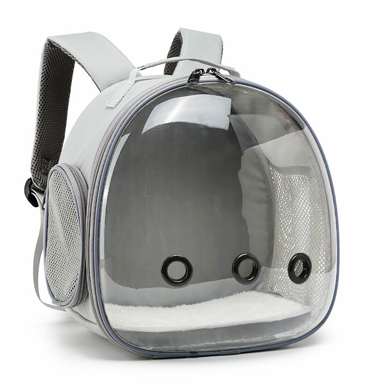 Pet Backpack Hamster Carrier Transparent Small Animal