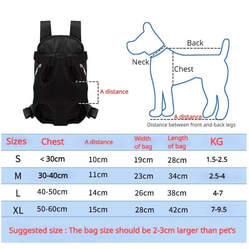 Pet Dog Carrier Backpack